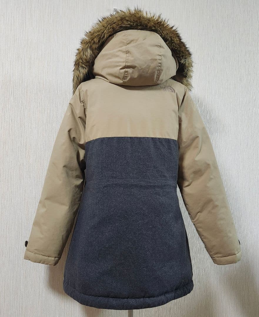THE NORTH FACE トレンチコート風ダウンジャケット ツートンカラー