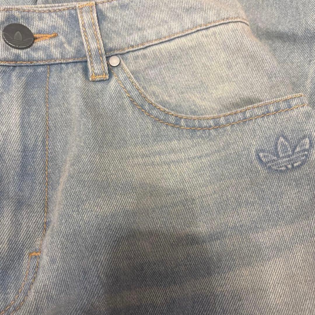 adidas ジップデニムパンツ 24 アディダス