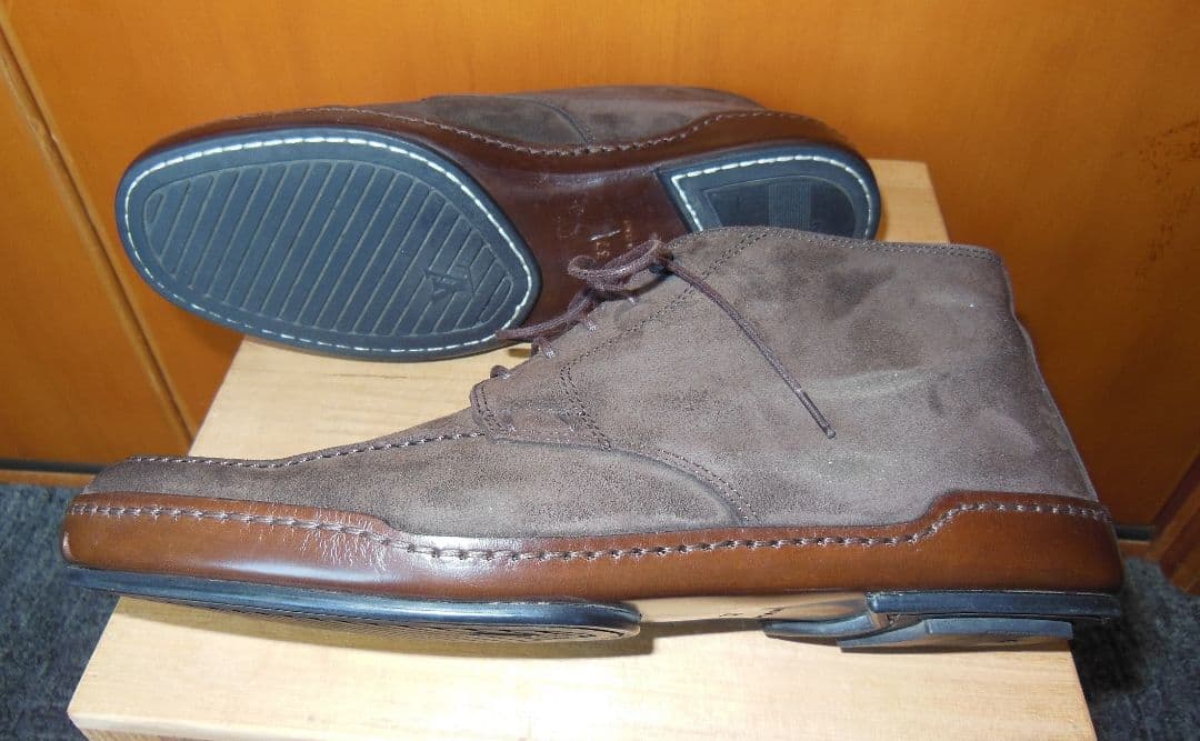 LOUIS VUITTON ルイヴィトン スエード ブーツ ブラウン系