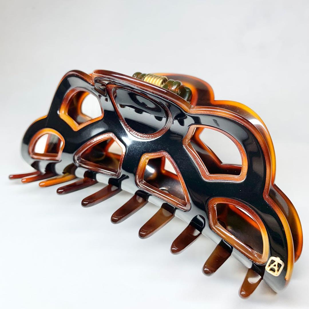 アレクサンドルドゥパリ ヘアクリップ シャンデリア Lサイズ ブラウン系