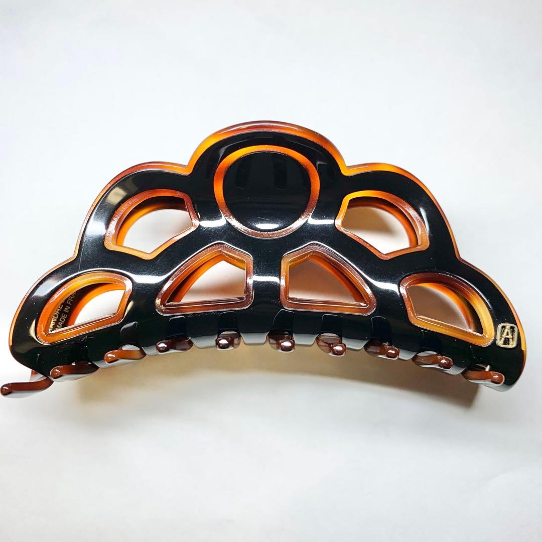 アレクサンドルドゥパリ ヘアクリップ シャンデリア Lサイズ ブラウン系