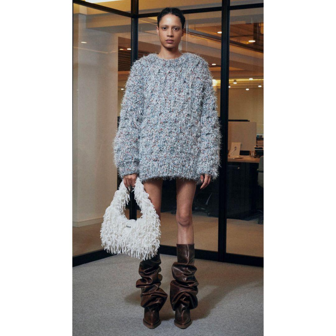 POOLDE／Melted Boots Brown／ボリュームブーツ／サイズ39