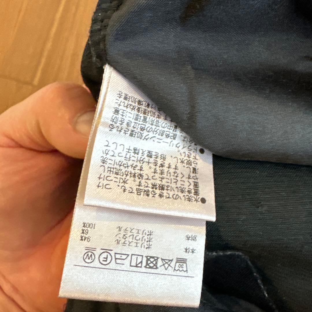 DECEMBERMAY ストレートレッグパンツ ブラック/ネオンイエロー