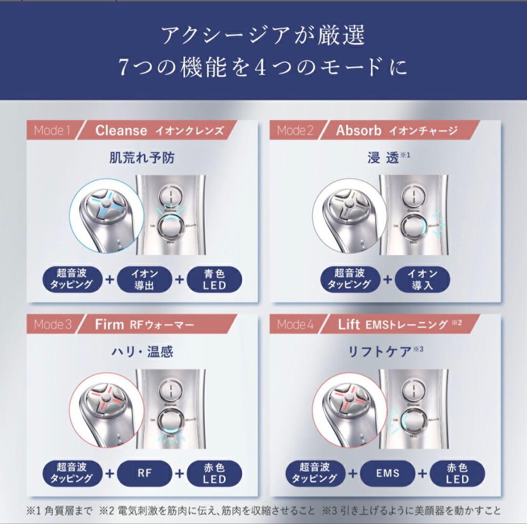 【新品】美顔器 アクシージア メイト フォーフェイス