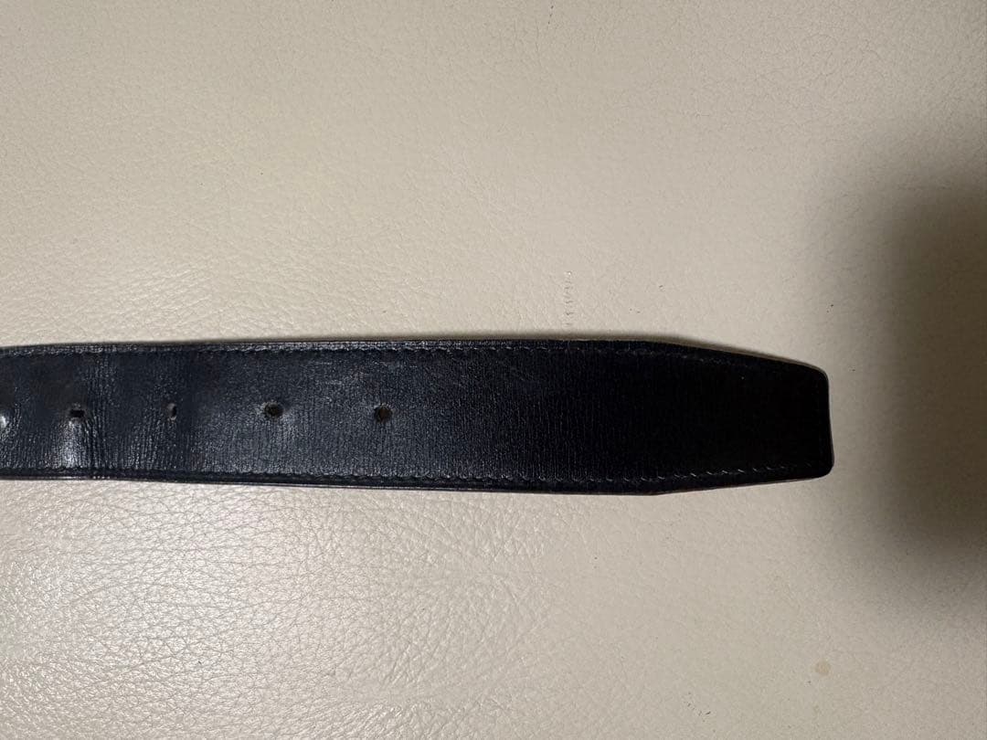 エルメス　レザーリバーシブルベルト　コンスタンス　黒/茶　中古　サイズ95