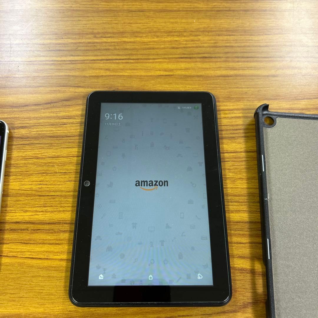 iphone se 2 とAmazon Fire 7インチ カバー付きセット