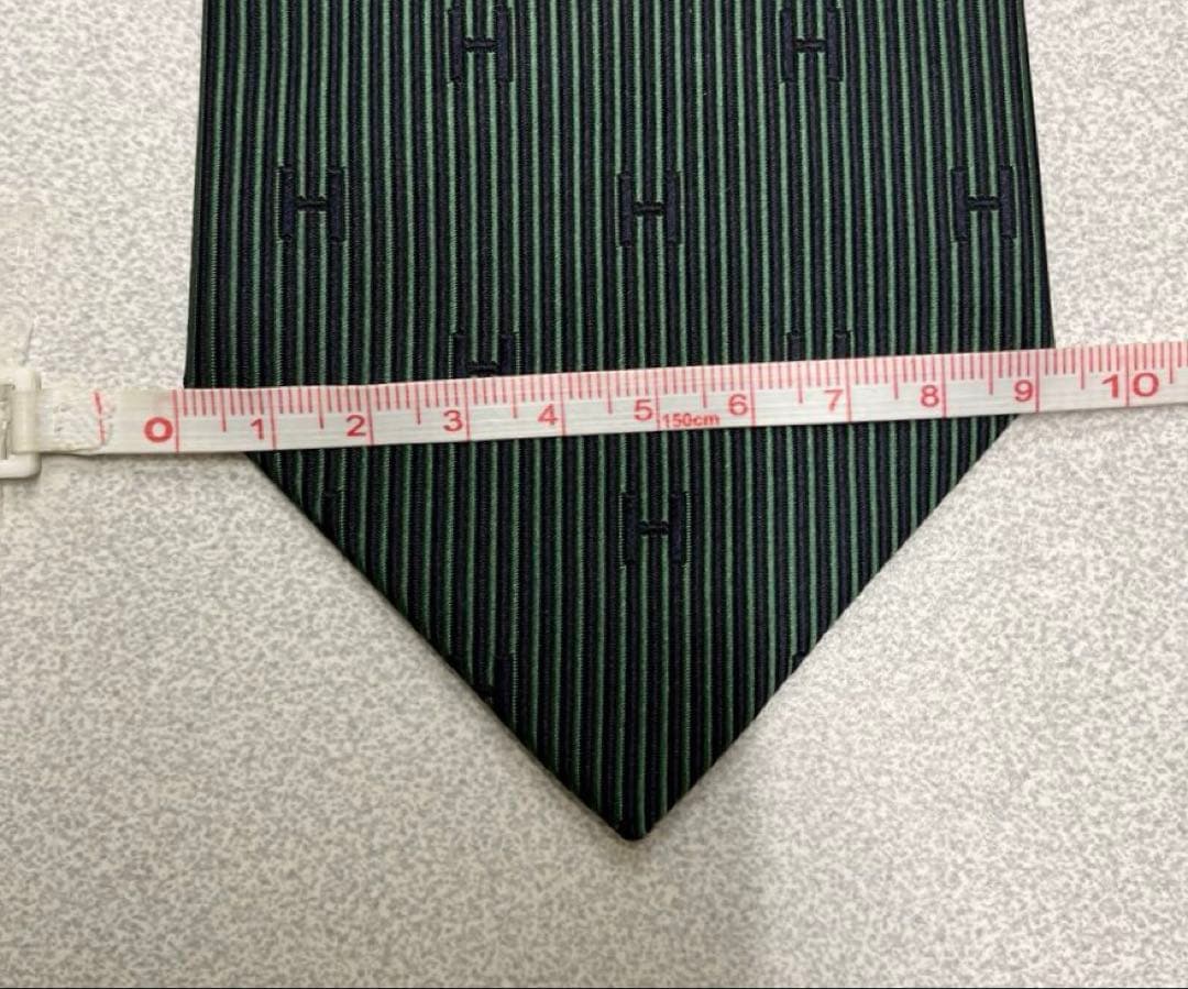 新品　エルメス　ネクタイ　6 Hモチーフ