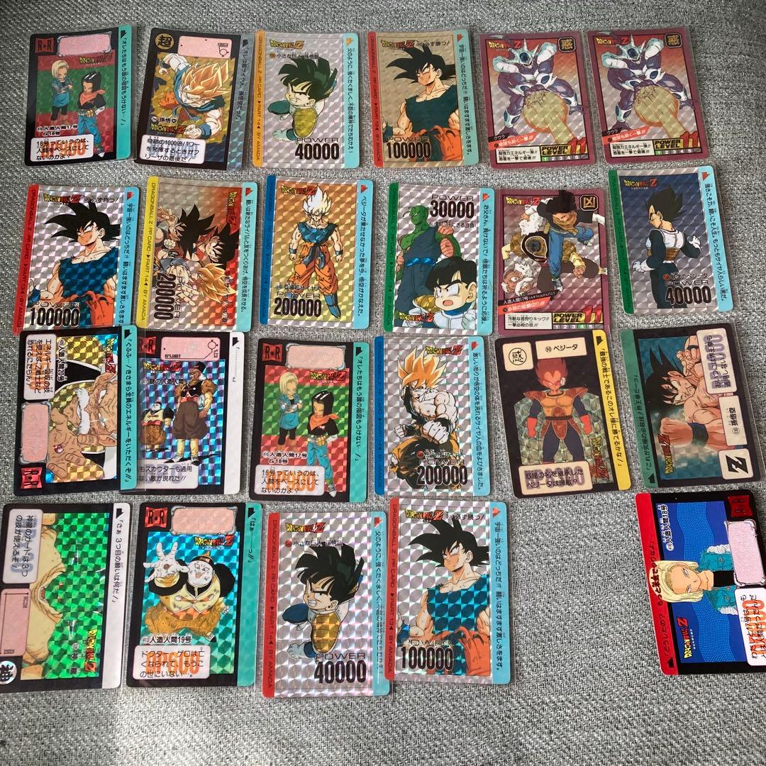 【当時物/美品】ドラゴンボールカードダスまとめ売り 本弾 PPカード22＋1枚