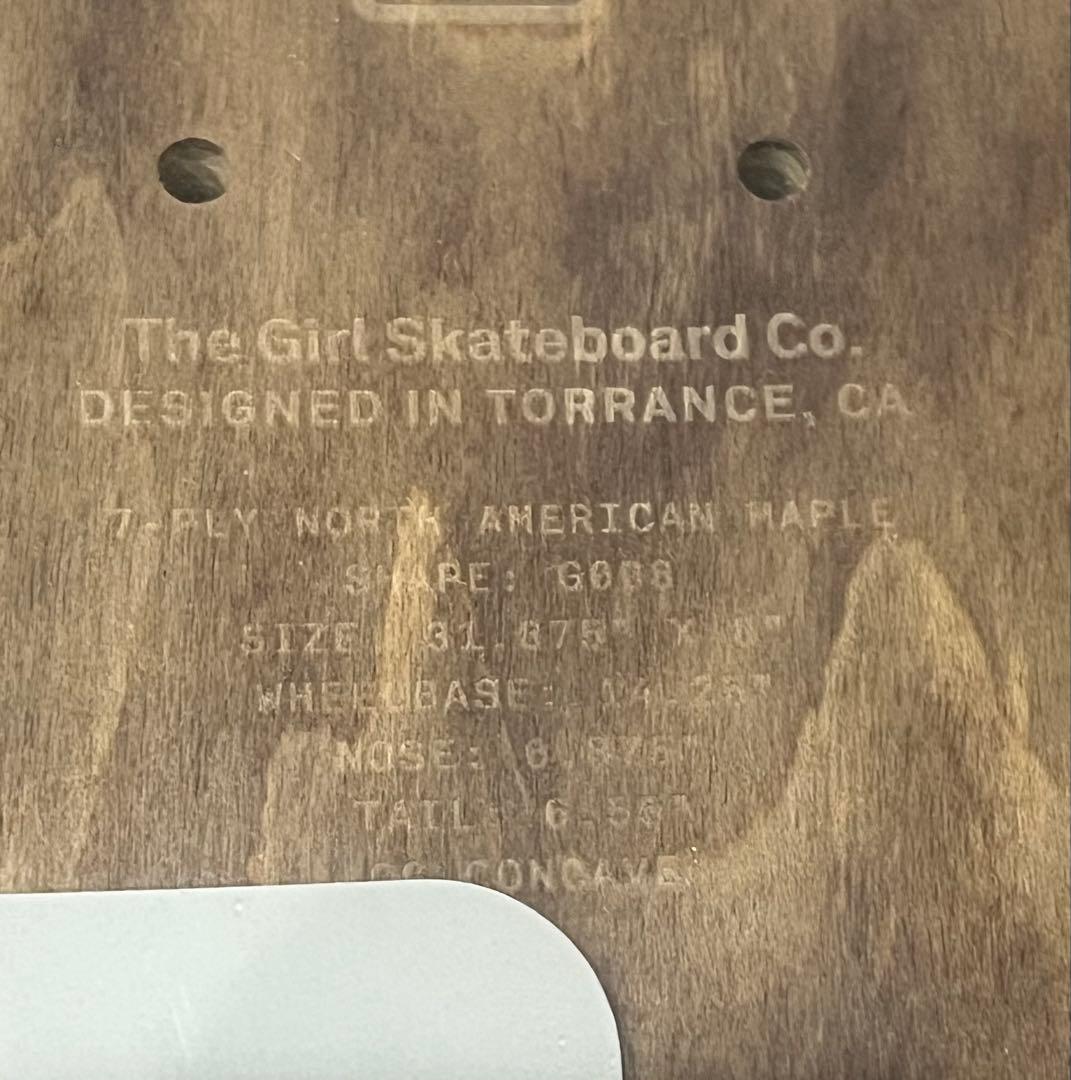 スケートボードデッキ　GIRL Simon Bannerot 8インチ