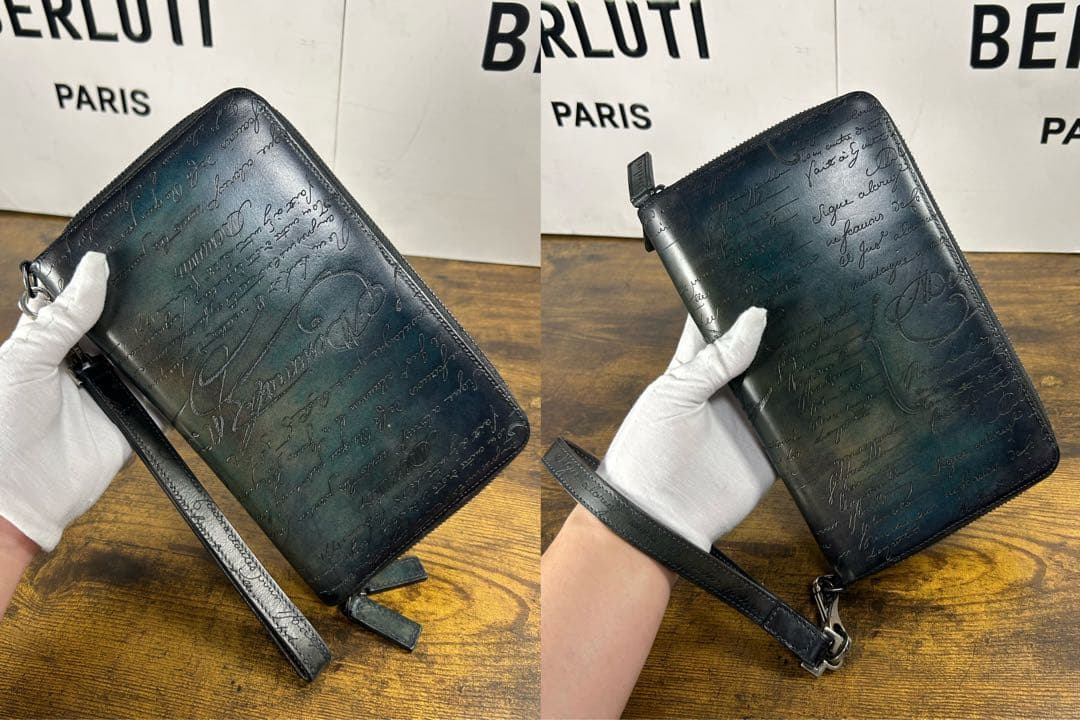 約50万円　美品　オルガ期　Berluti ティネオⅡ オーガナイザー長財布