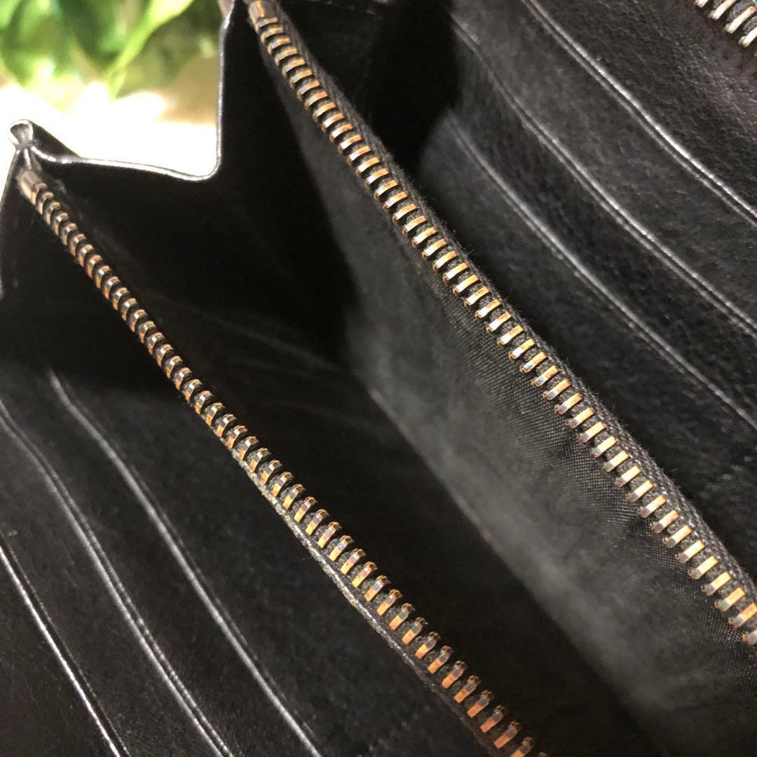 NASpirit　ボッテガヴェネタ　長財布イントレチャート　ラウンドジップ