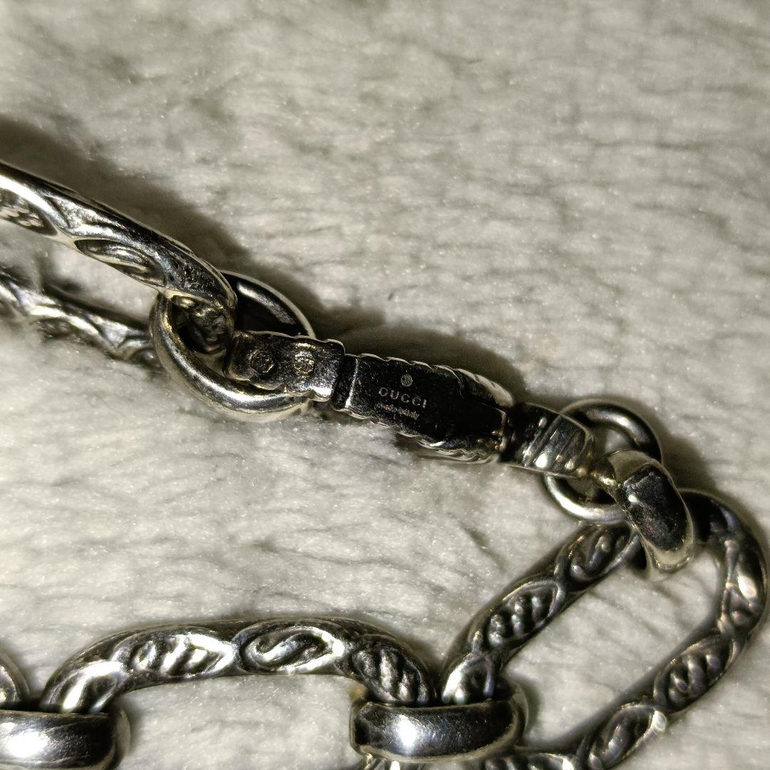 【希少】GUCCI ダブルロッキングG BIGネックレス90cm グッチ