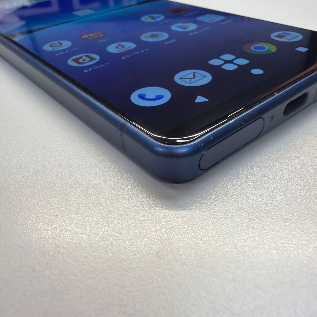 訳あり Xperia 5 IV SO-54C ブルー 画面焼け極小あり