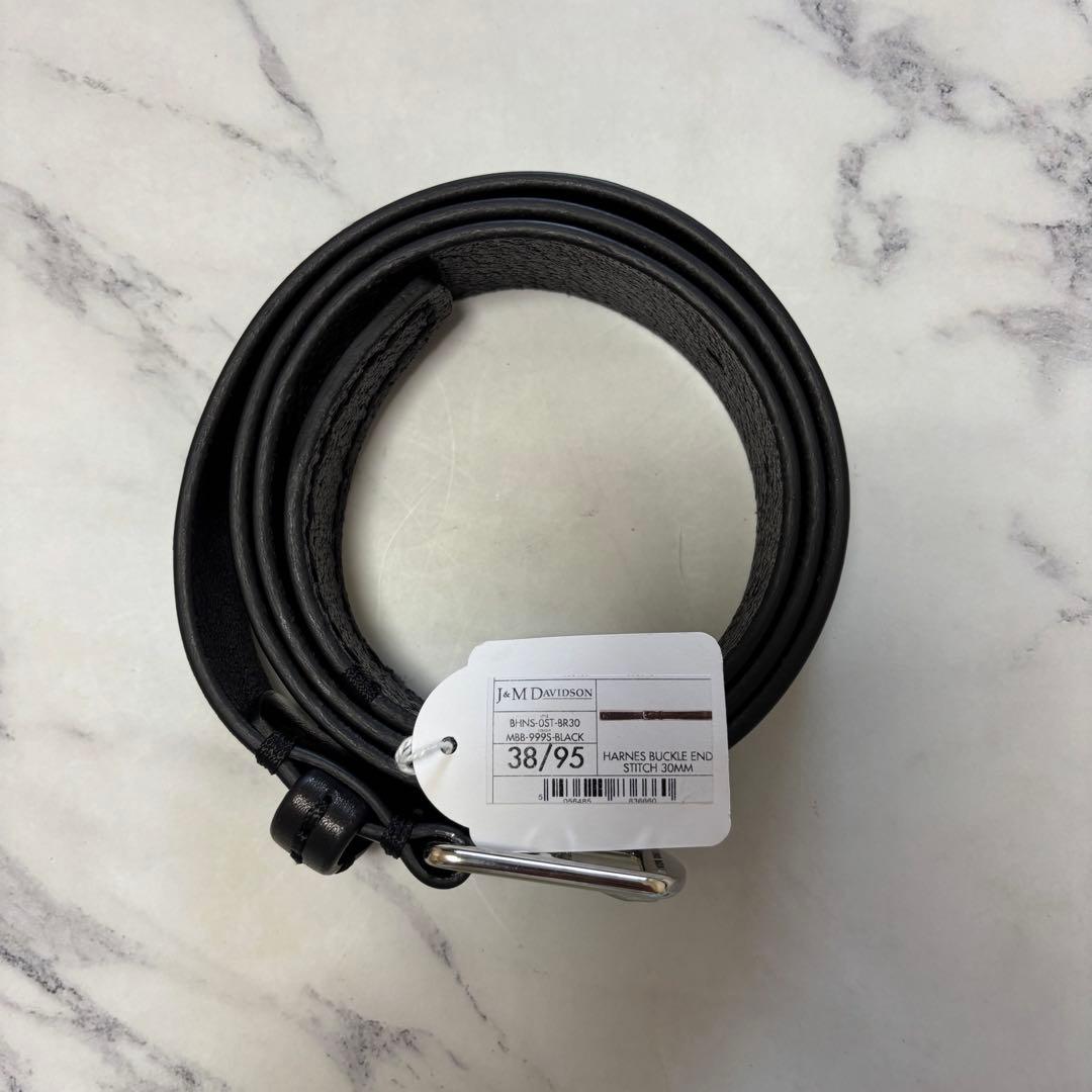 【新品】J&M Davidson ハーネス メンズベルト 38/95 BLACK