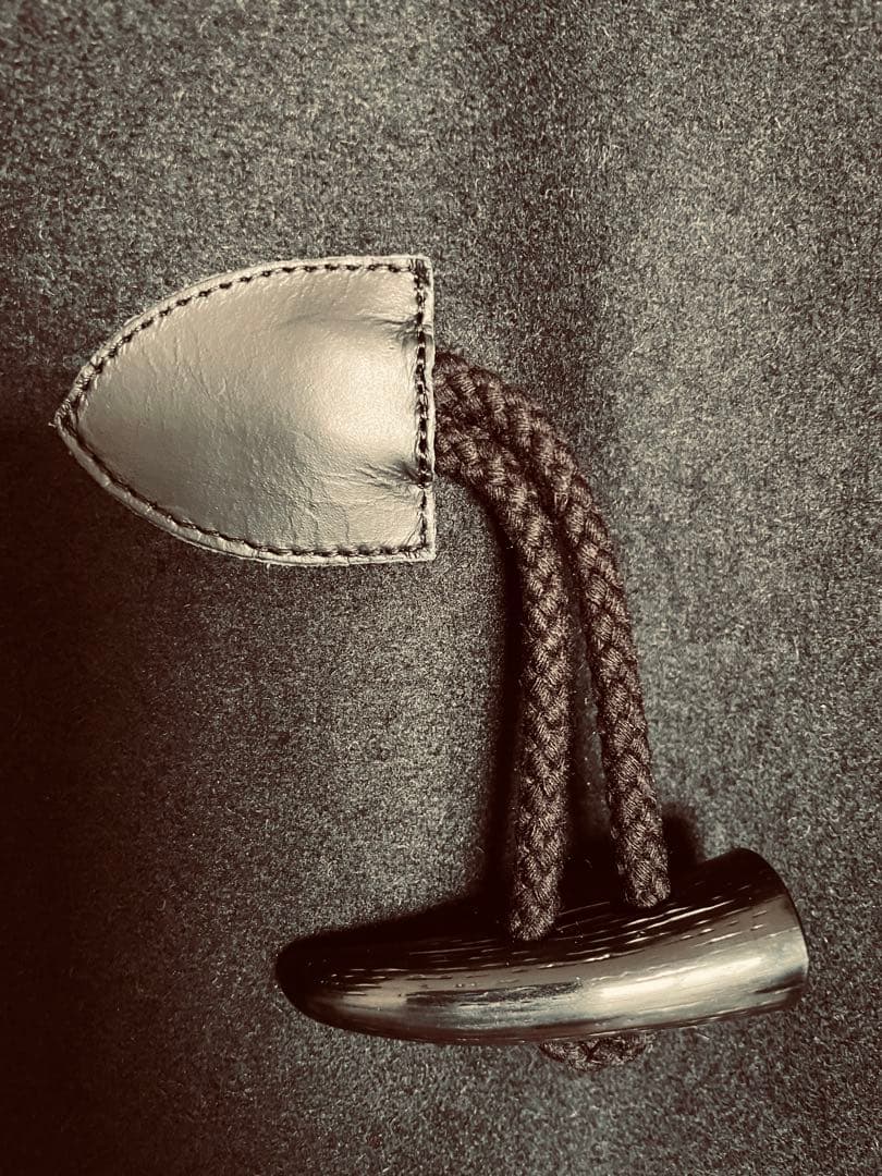 kuri様新品 タグ付 ノーカラー ダッフルコート 定価49,500円