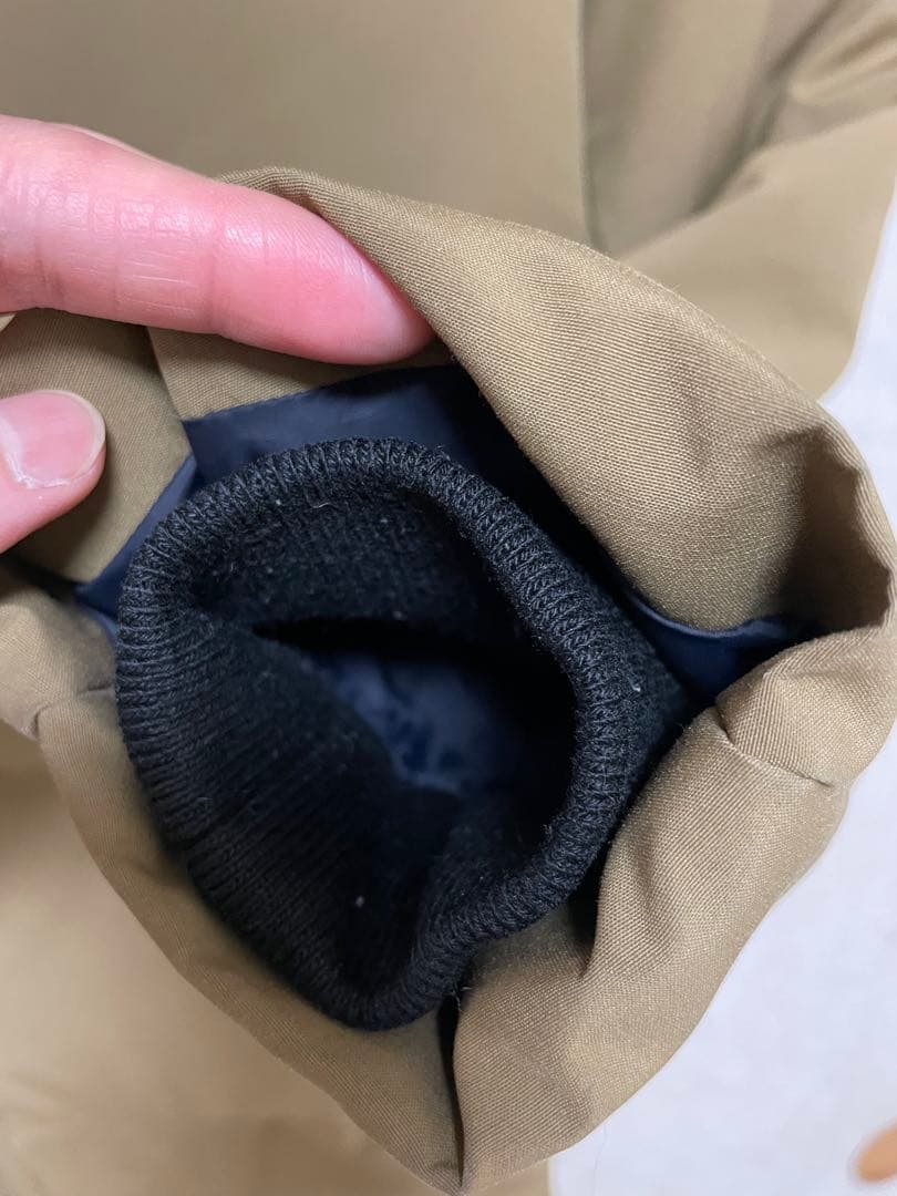 DANTON フード付きダウンジャケット サイズ36 カーキ