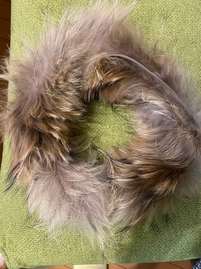 DANTON フード付きダウンジャケット サイズ36 カーキ