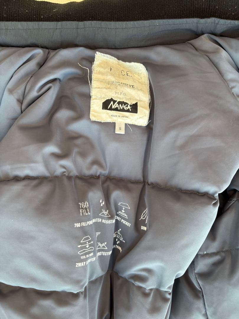 F/CE.×NANGA×BEAMS LIGHT N3BタイプA JK ダウン