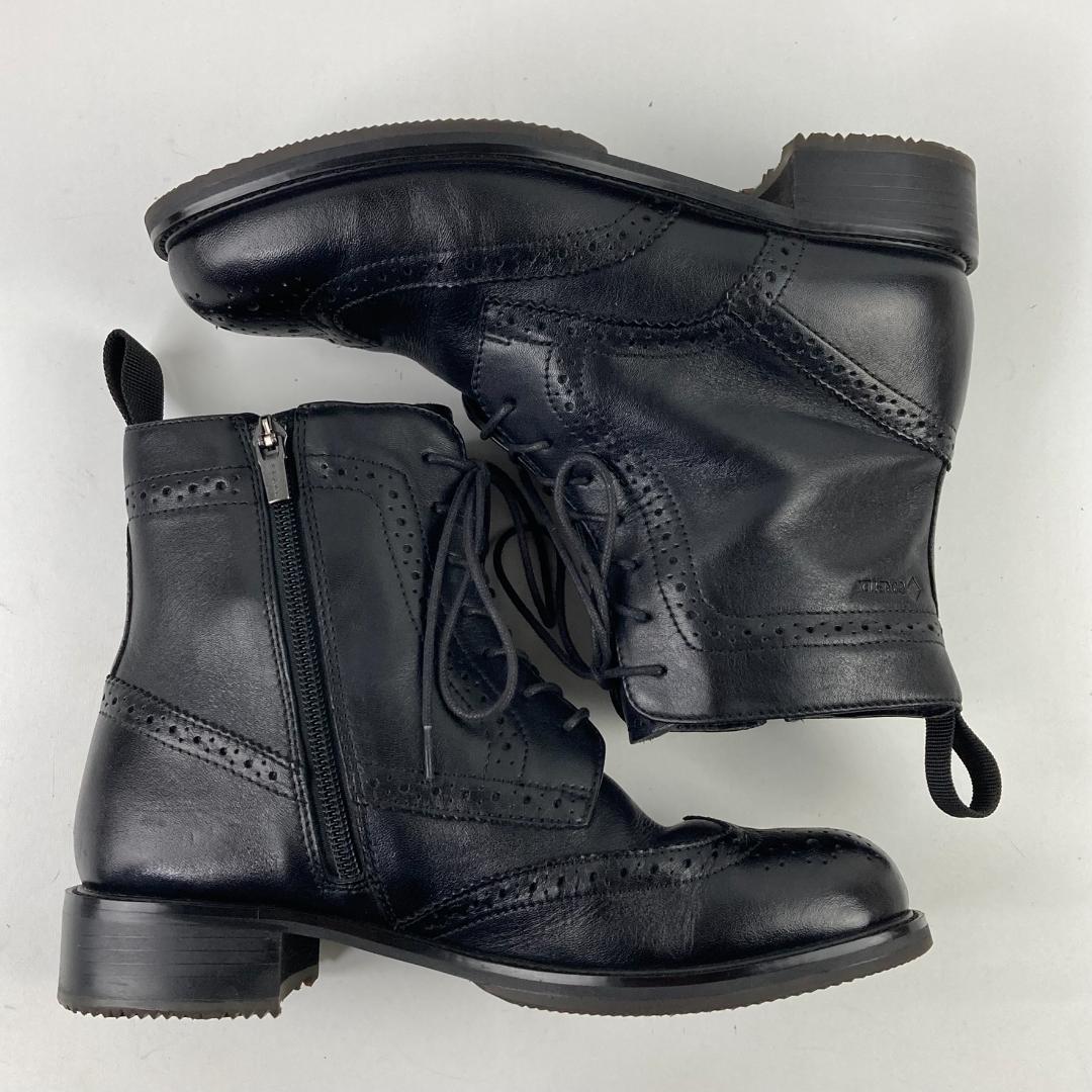 美品✨リーガル ゴアテックス ウィングチップ ブーツ 23cm サイドジップ 黒