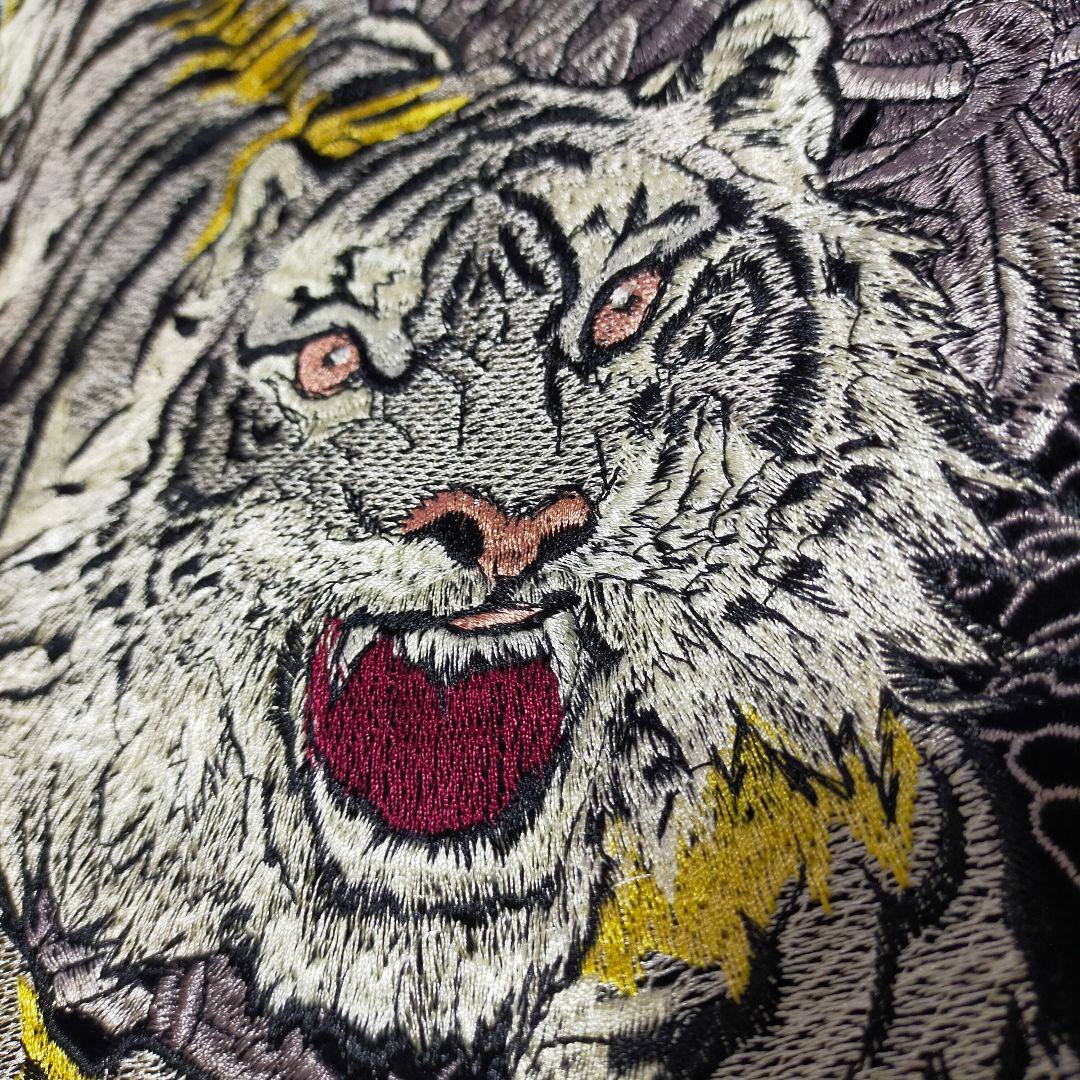 美品　OBORO　別珍　虎刺繍　スカジャン　Мサイズ