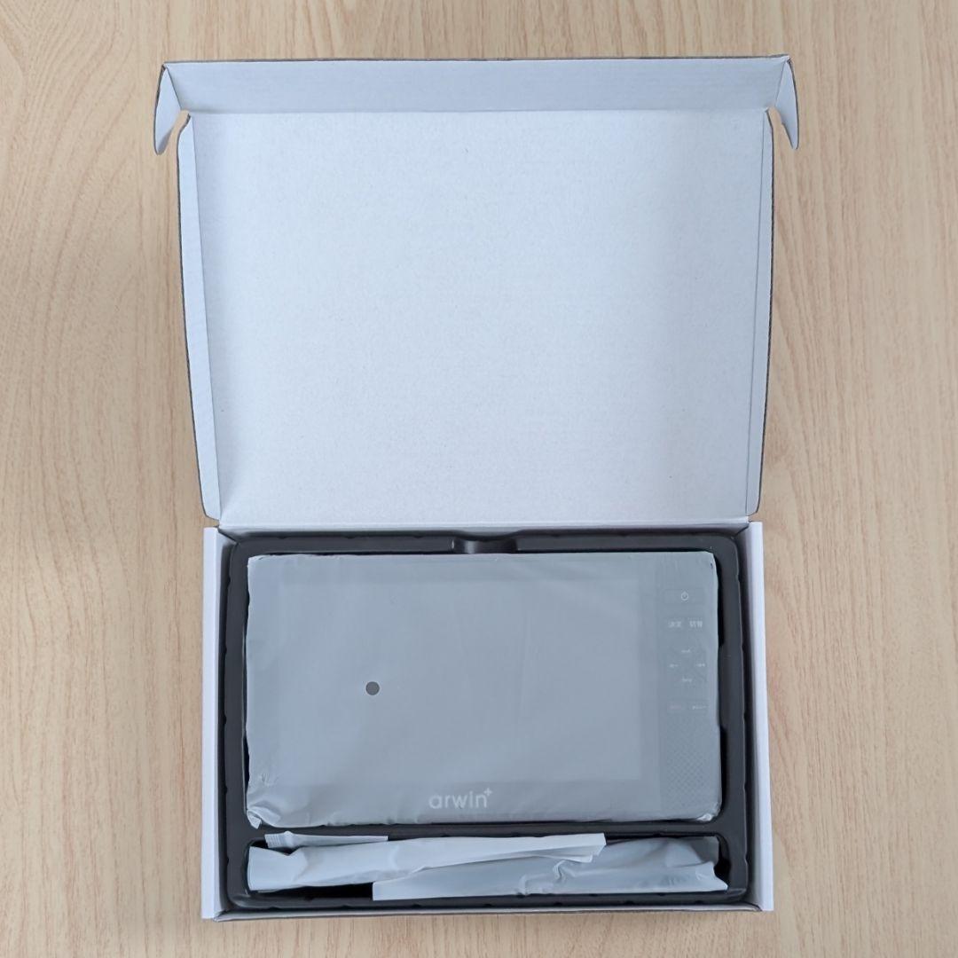 arwin 7インチ防水テレビ＆ラジオ ABW-7BK 液晶保護フィルム付き