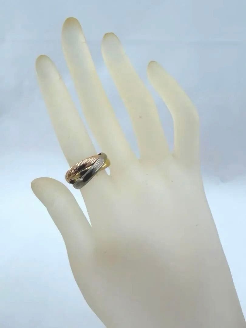 カルティエ リング トリニティ クラシック MM スリーカラー 50号 K18