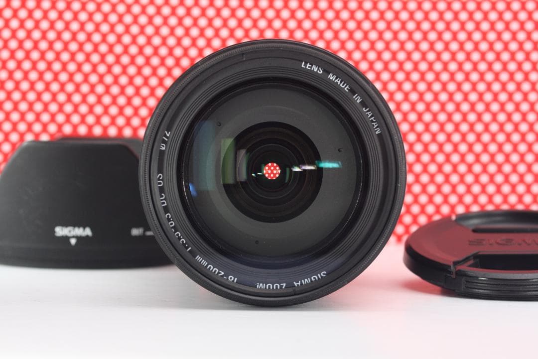 手振れ補正付き便利ズーム♪近くから遠くまでこれ一本！Canon用18-200mm