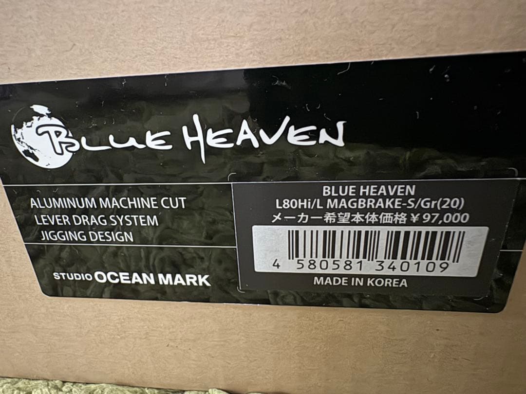 リール BLUE HEAVEN L80Hi/L MAGRAKE-S/Gr som