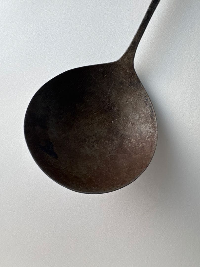 成田理俊　鉄レードル　お玉