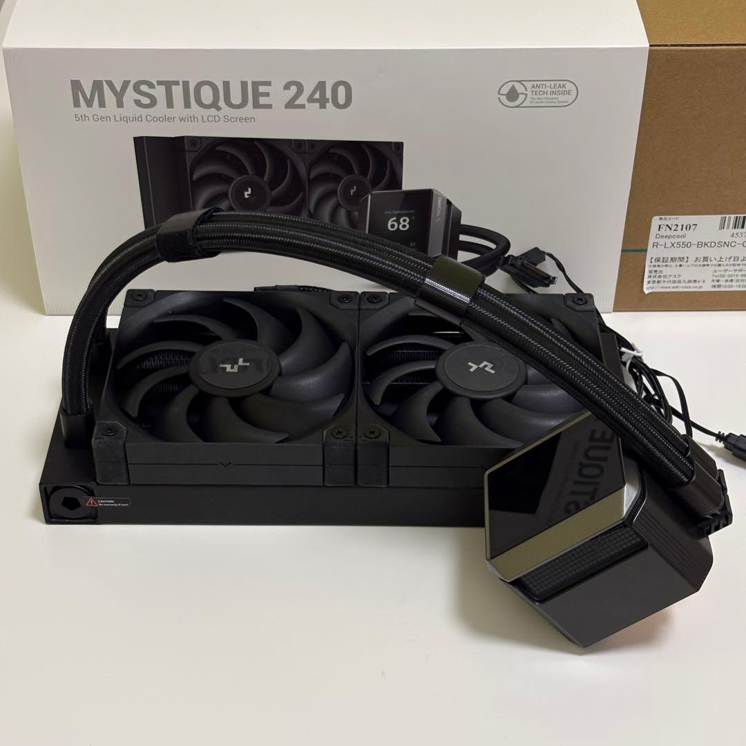 DEEPCOOL MYSTIQUE 240 ブラック