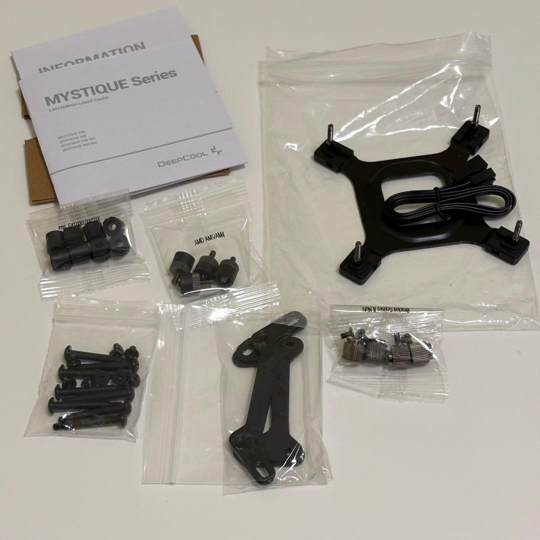 DEEPCOOL MYSTIQUE 240 ブラック