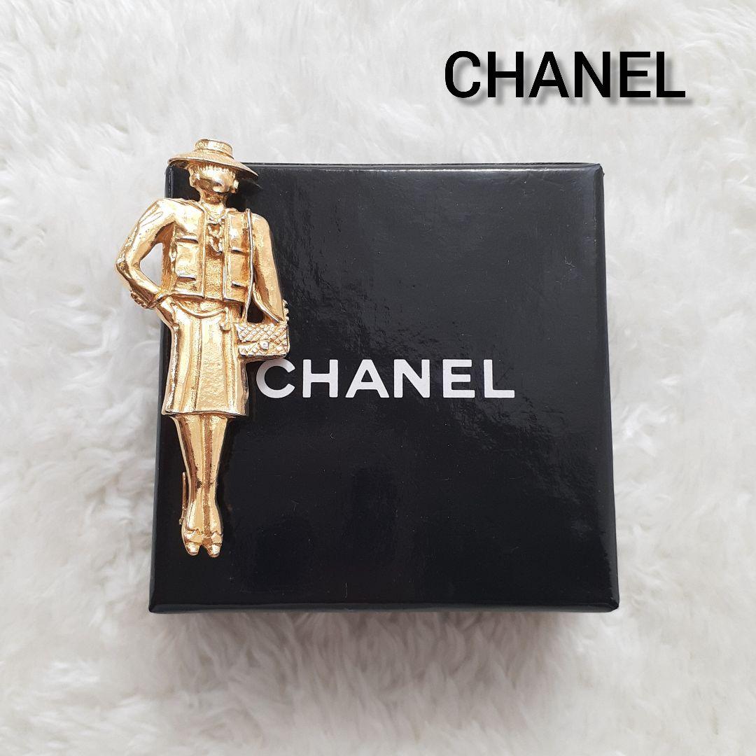 ⭐CHANEL⭐　シャネル　マドモアゼル　ピンブローチ　ゴールド　アクセサリー