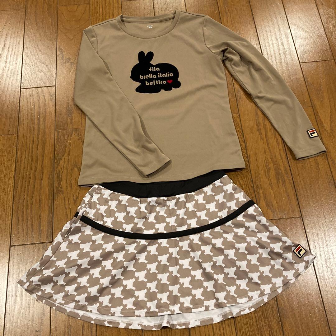 テニスウェアフィラFILAセットアップ ロングスリーブスコート
