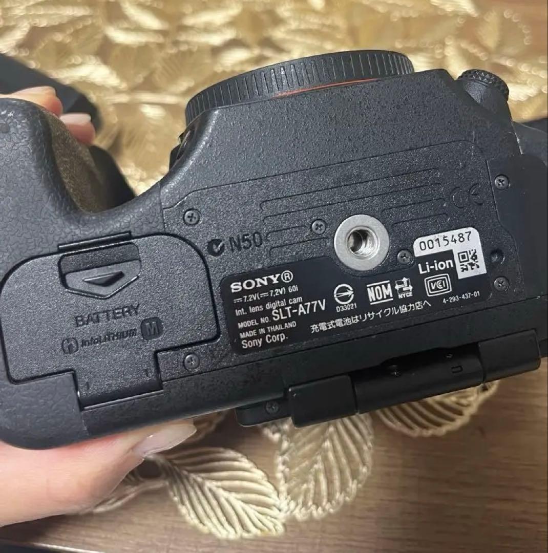 マッシー✴︎SONY一眼レフカメラお得セット/バッグレンズ/ソニーα77