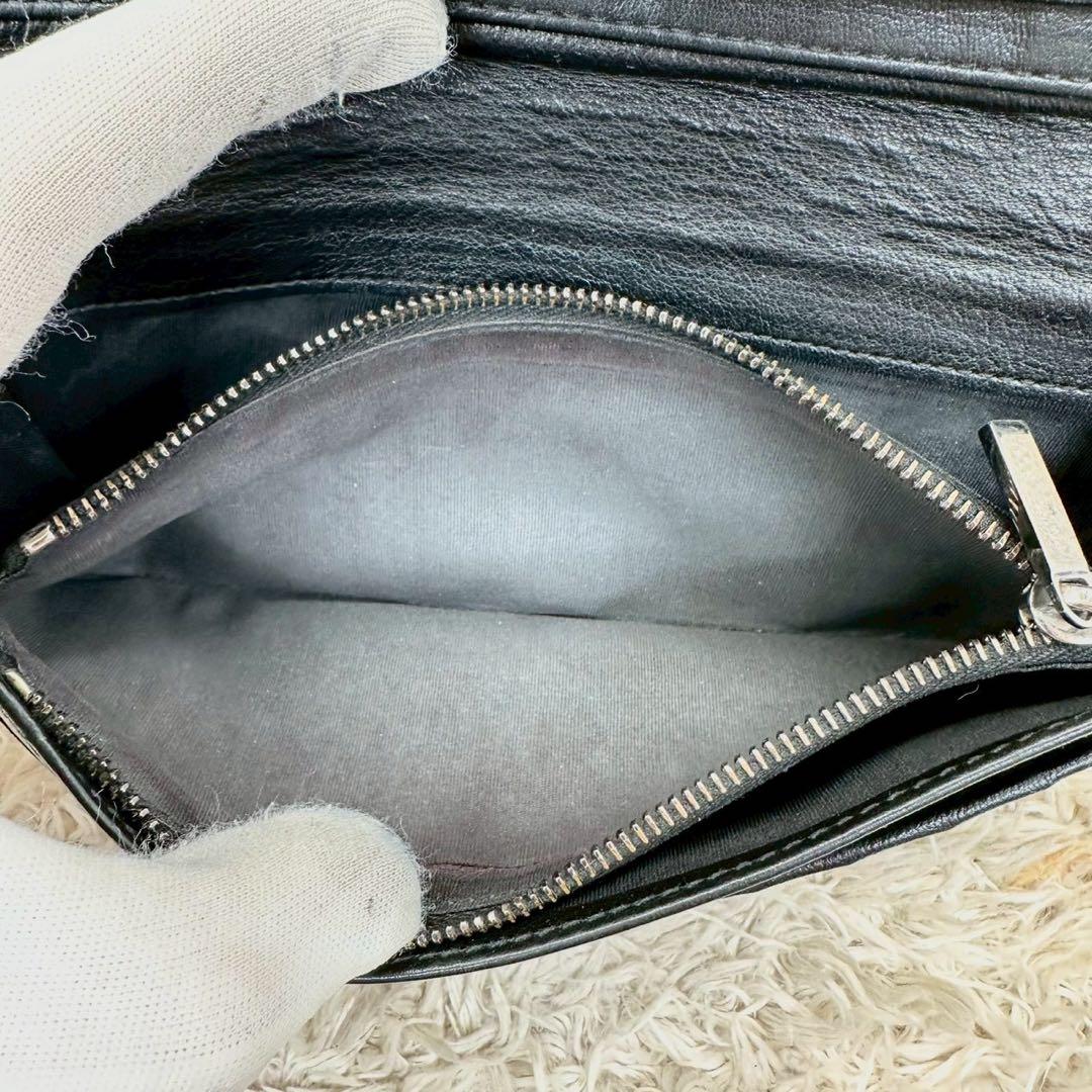 DIOR 長財布 トロッター オブリーク 二つ折り グレー