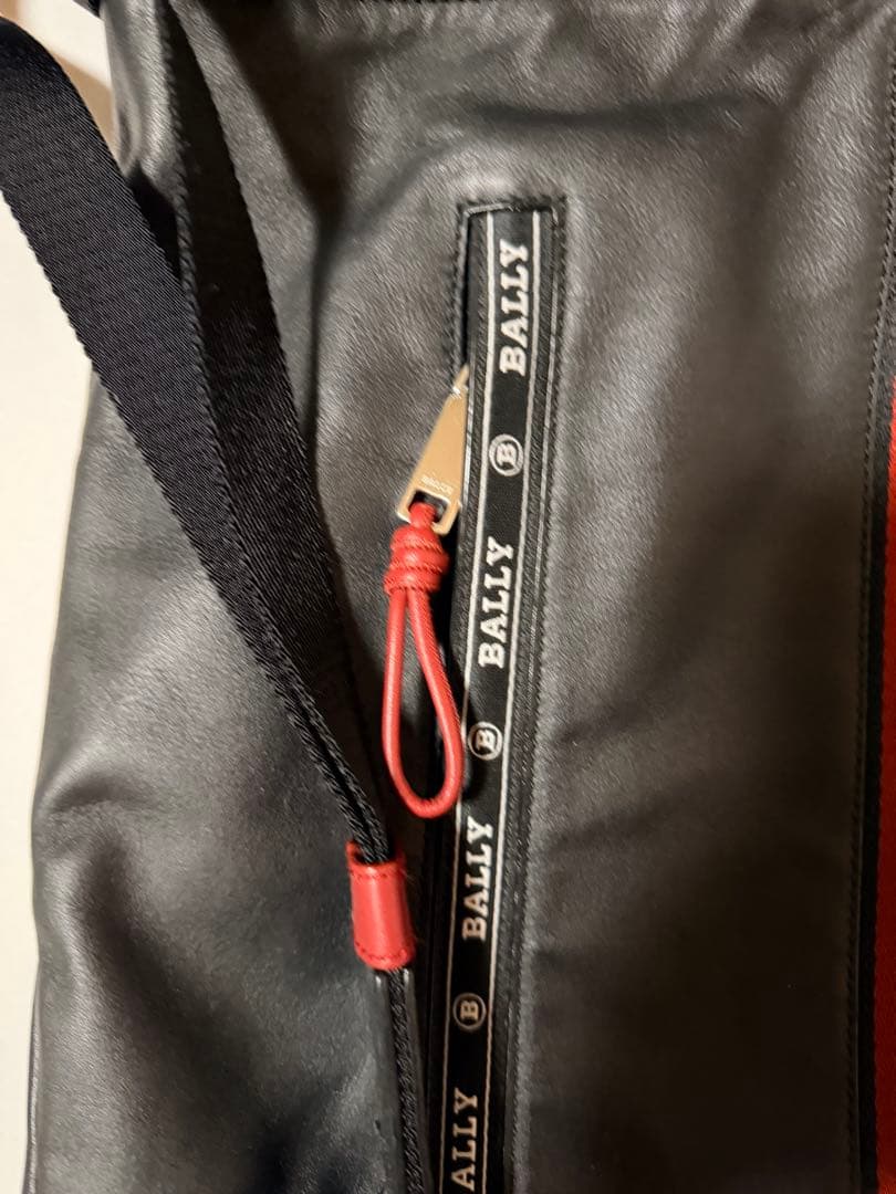 中古　BALLY レザートートバッグ　ビジネス　リュック　巾着　ストライプ