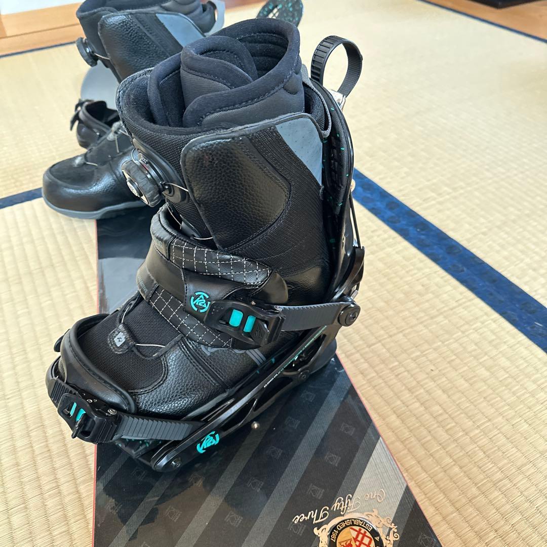 k2スノーボード、ビンディング 、ブーツセット