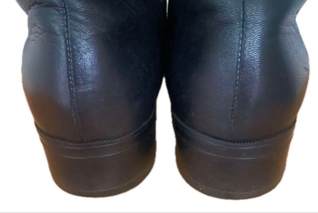 【廃番／美品】第一ゴム ラ・シェブリー本革ロングブーツ スパイク底防滑