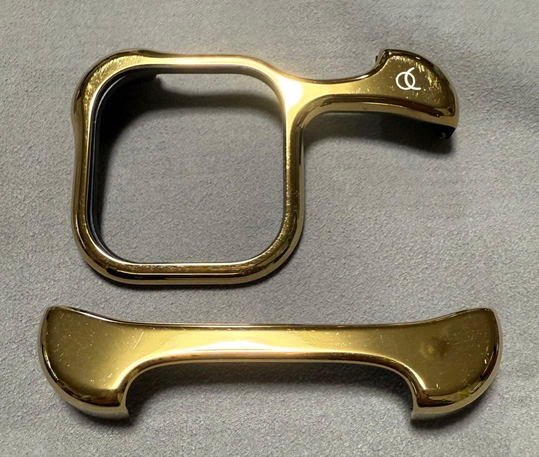 【ゴールド】ArcPulse iPhone16Pro Maxバンパー