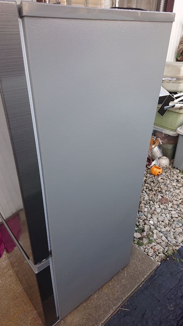 HITACHI 2021年製 2ドア冷蔵庫 メタリックシルバー 154L