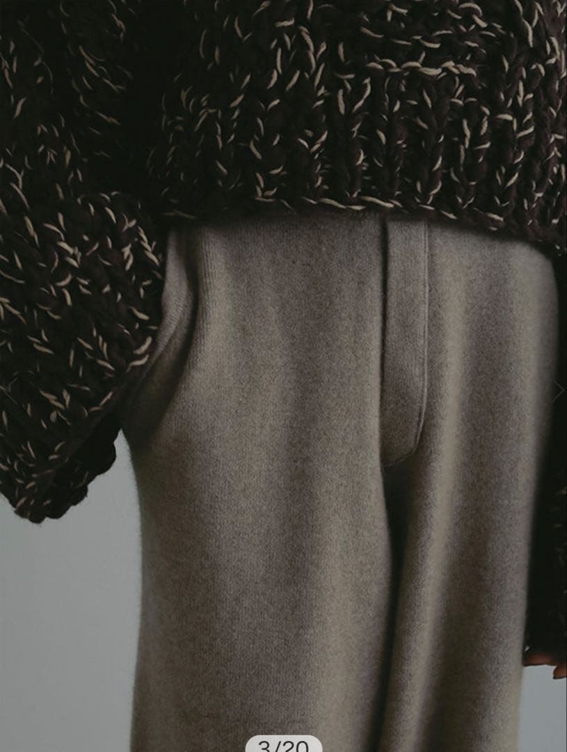 【新品未使用タグ付き】ハンドニットケーブルプルオーバー etretokyo