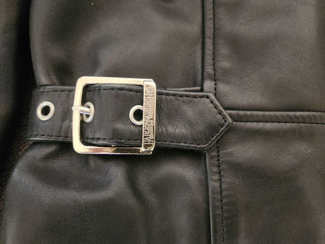 ハーレーダビッドソン　レディース ブラック レザージャケット ライダース　M