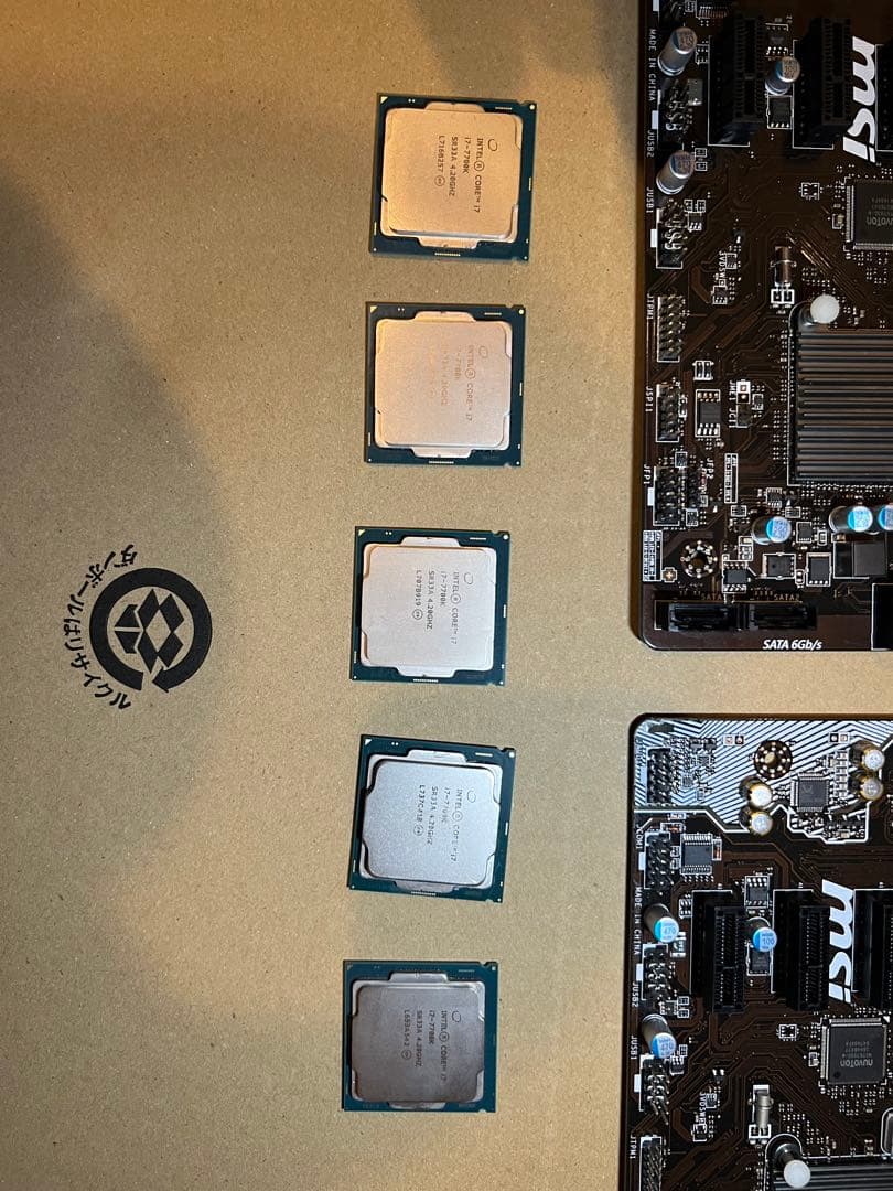 第6世代　第7世代　CPU　9点セット