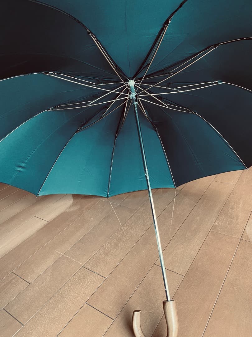 【英国ブランド】FOX UMBRELLAS　折り畳み傘　木製ハンドル