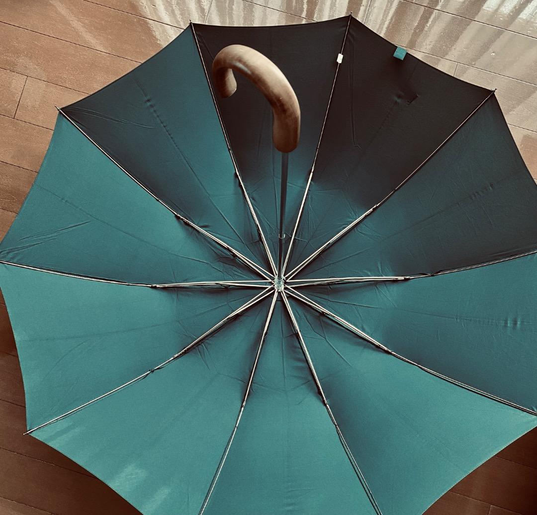 【英国ブランド】FOX UMBRELLAS　折り畳み傘　木製ハンドル