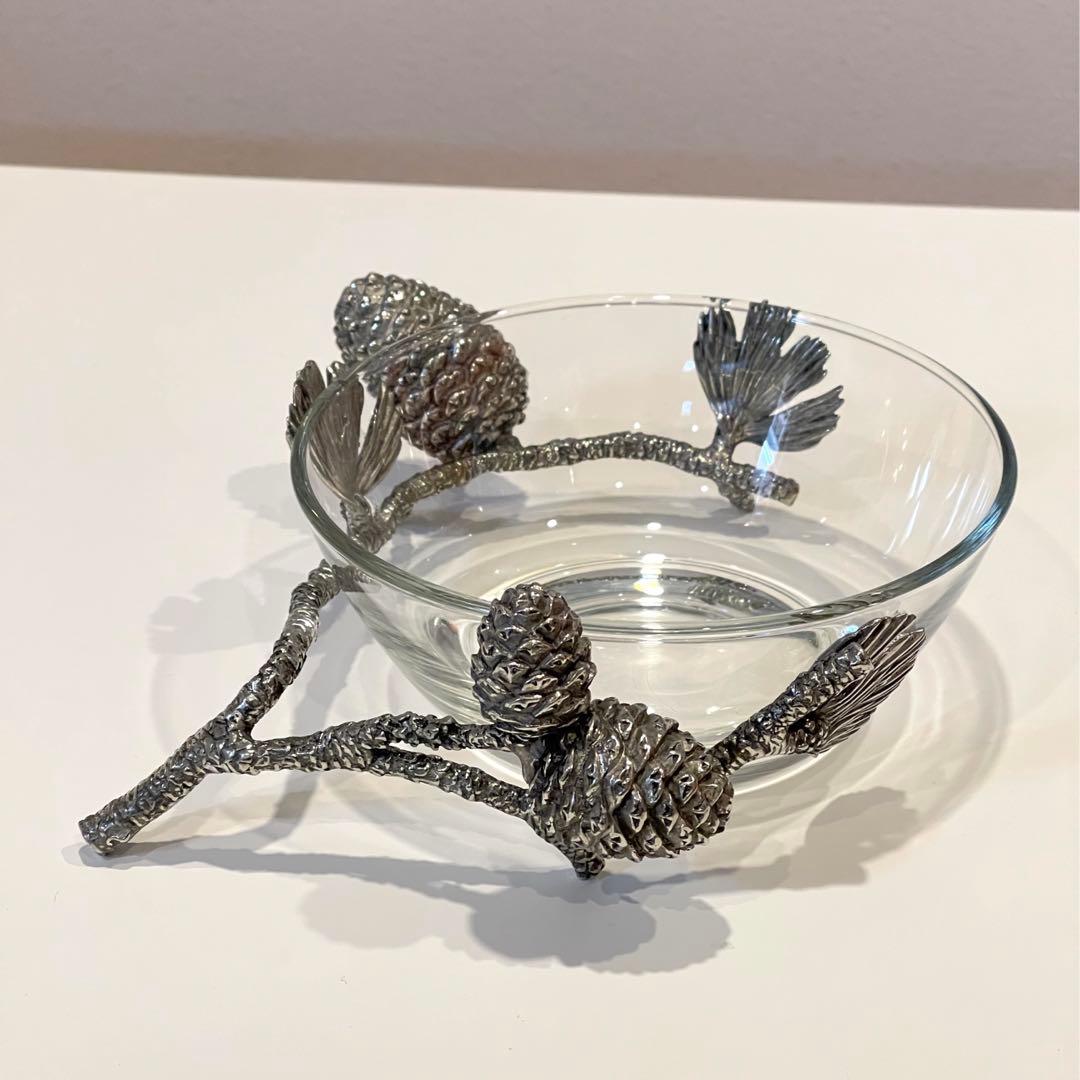 廃盤デザイン？【アトリエジュンコ】松ぼっくりデザイン ボウル パインコーン