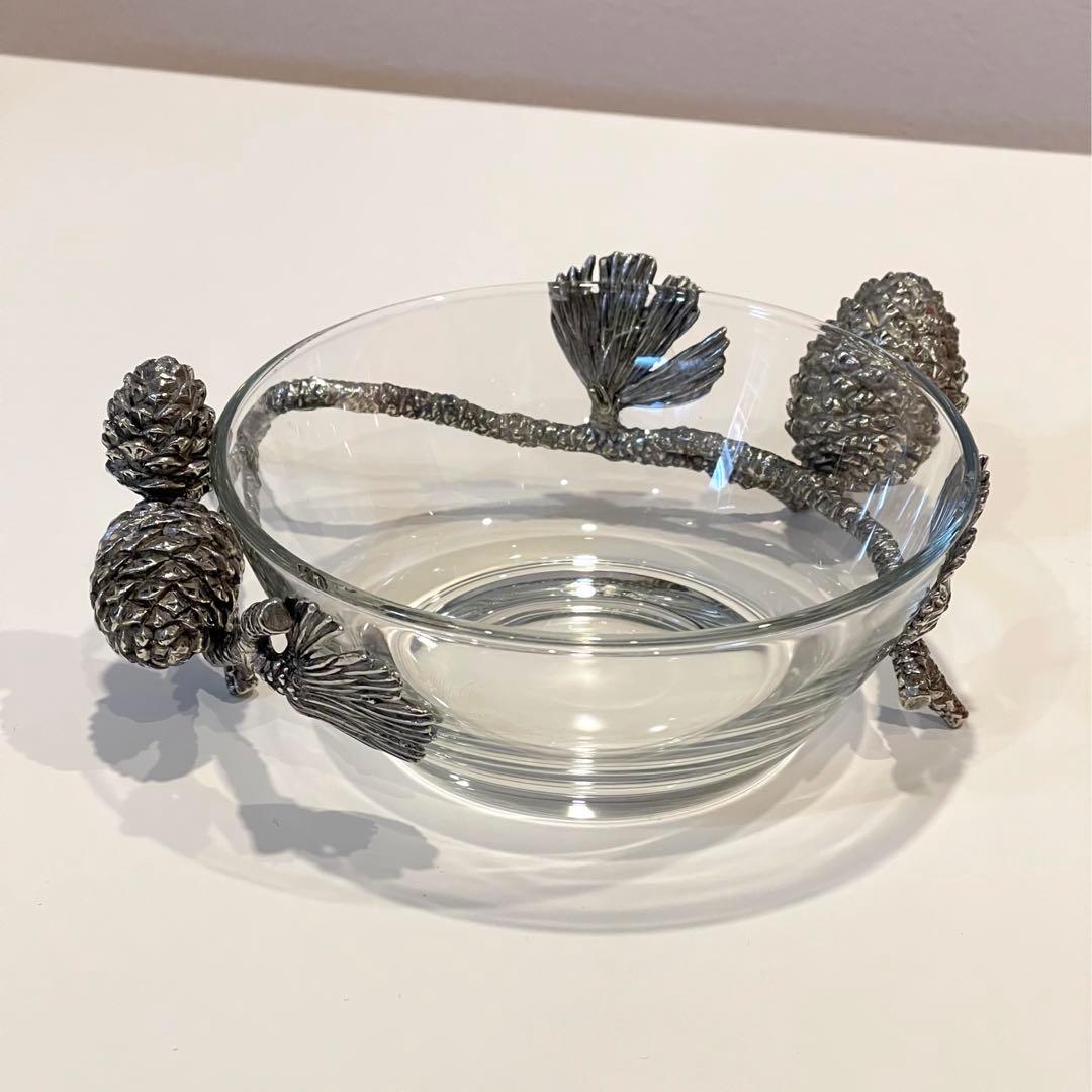 廃盤デザイン？【アトリエジュンコ】松ぼっくりデザイン ボウル パインコーン