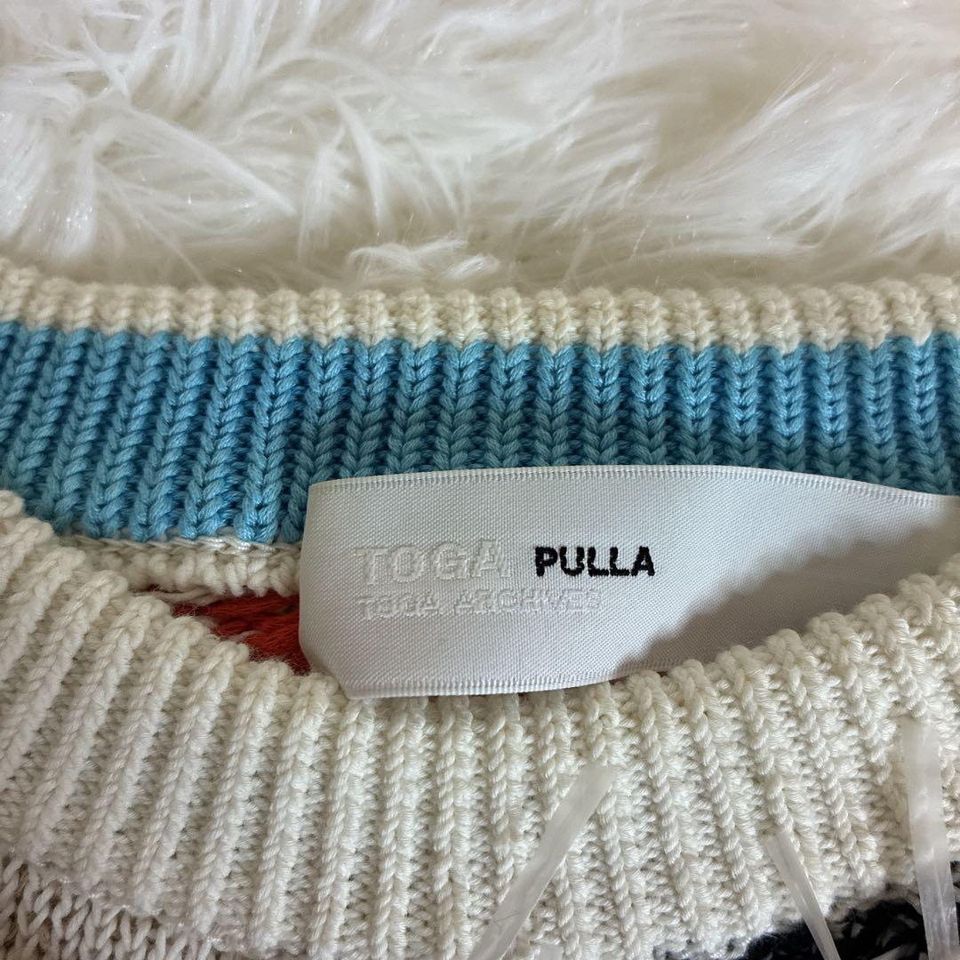 TOGA PULLA フリンジニットセーター 長袖