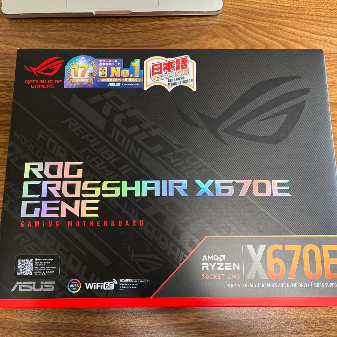 ASUS ROG CROSSHAIR X670E GENE マザーボード AM5