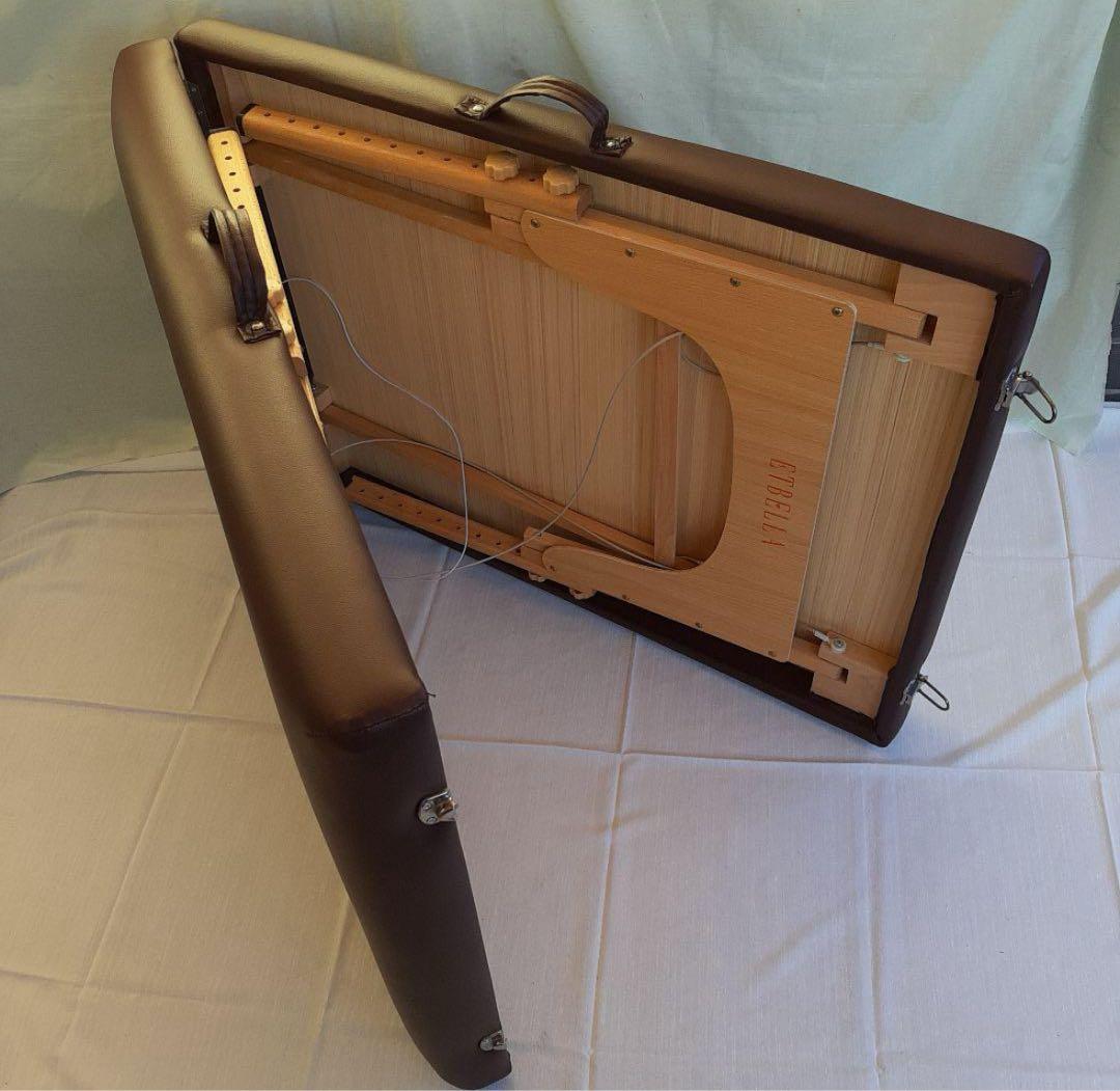 軽量 折りたたみ マッサージベッド 長さ185×幅70×高さ51～83cm